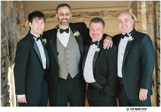 Wedding Portrait with Groomsmen
