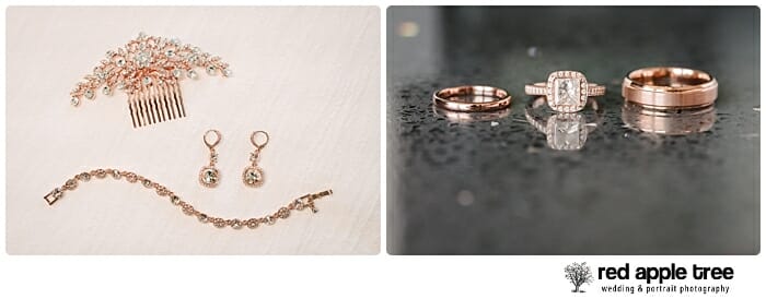 Wedding rings and jewelry